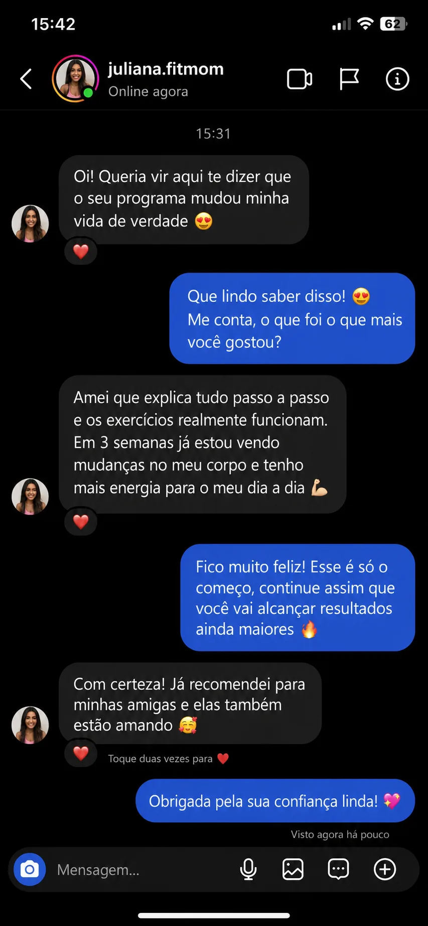 Depoimento cliente